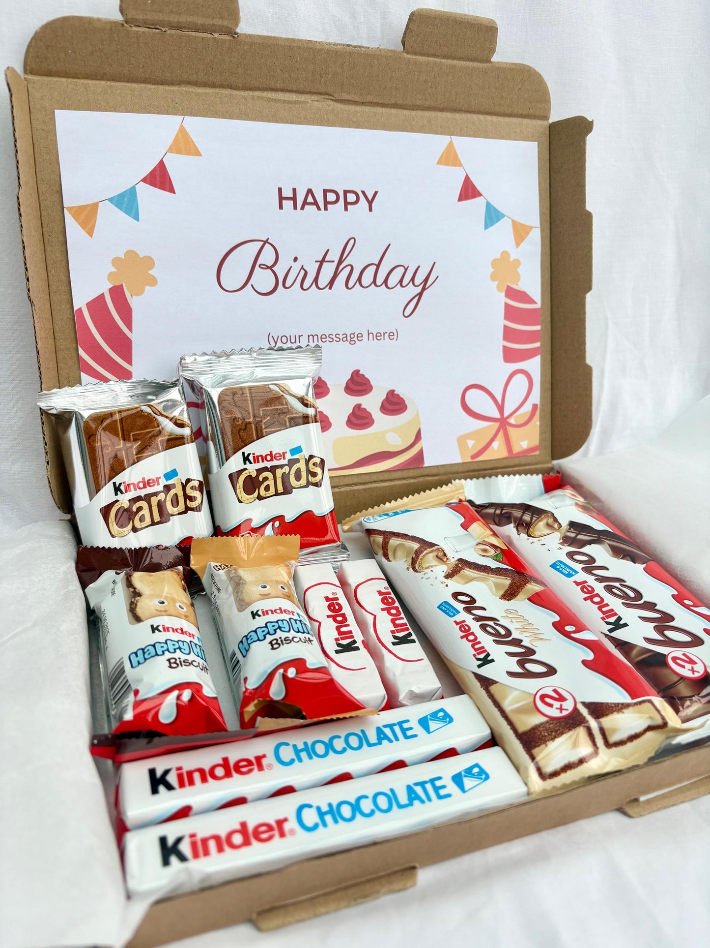 Chocolate Box | Kinder Bueno Chocolate Gift Box | Personalised | Treat Box | Birthday Gift | Special Occasion | Chocolate | Celebration