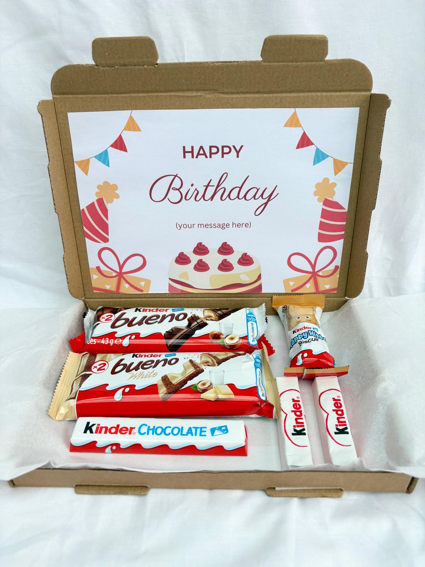 Chocolate Box | Kinder Bueno Chocolate Gift Box | Personalised | Treat Box | Birthday Gift | Special Occasion | Chocolate | Celebration