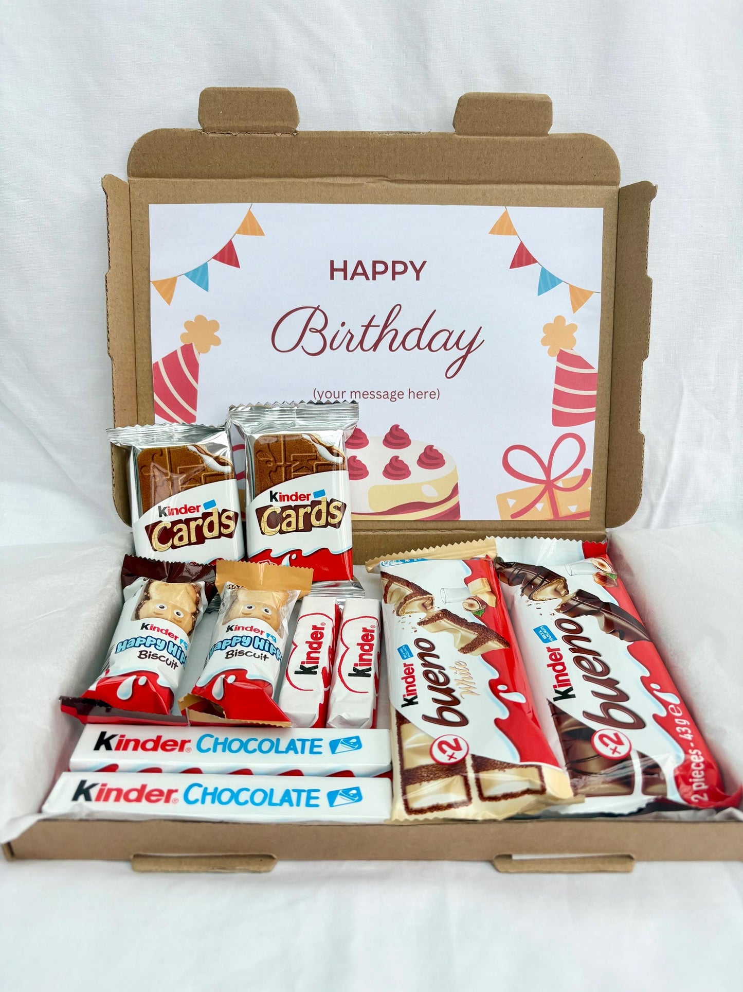 Chocolate Box | Kinder Bueno Chocolate Gift Box | Personalised | Treat Box | Birthday Gift | Special Occasion | Chocolate | Celebration