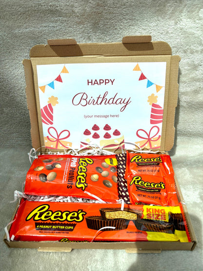 Chocolate Box | Reece’s Chocolate Gift Box | Personalised | Treat Box | Birthday Gift | Special Occasion | Chocolate | Celebration