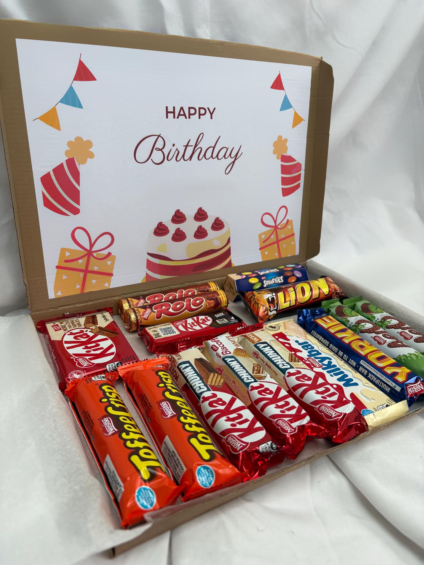 Chocolate Box | Nestle Chocolate Gift Box | Personalised Treat Box | Birthday Gift | Care Package for Her or Him | Special Occasion Hamper