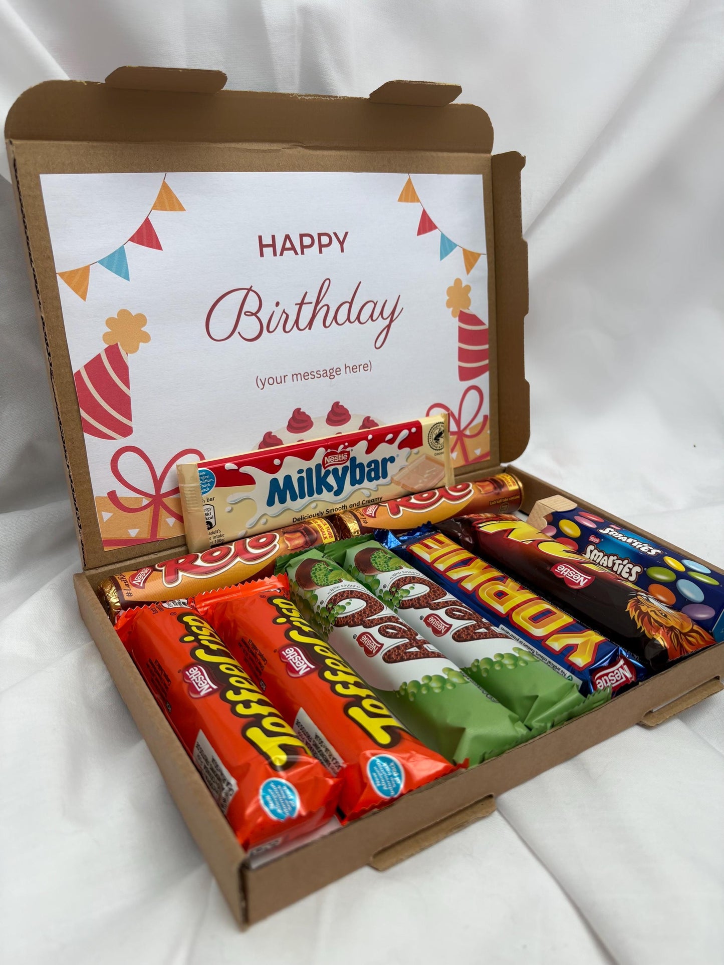 Chocolate Box | Nestle Chocolate Gift Box | Personalised Treat Box | Birthday Gift | Care Package for Her or Him | Special Occasion Hamper