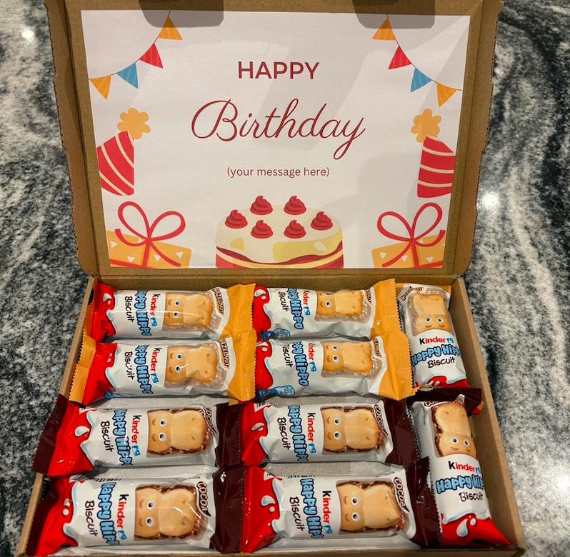 Chocolate Box | Kinder Happy Hippos Gift Box – Perfect for Chocolate Lovers, Unique Sweet Treats, & Special Occasion Gifts