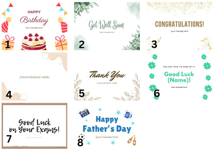 Hot Chocolate Gift Box | Personalised | Treat Box | Care Package Gift | Birthday Gift | Special Occasion | Gift Set | Celebration |